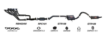 Redback Exhaust System for Holden Commodore 09/1991 - 1995